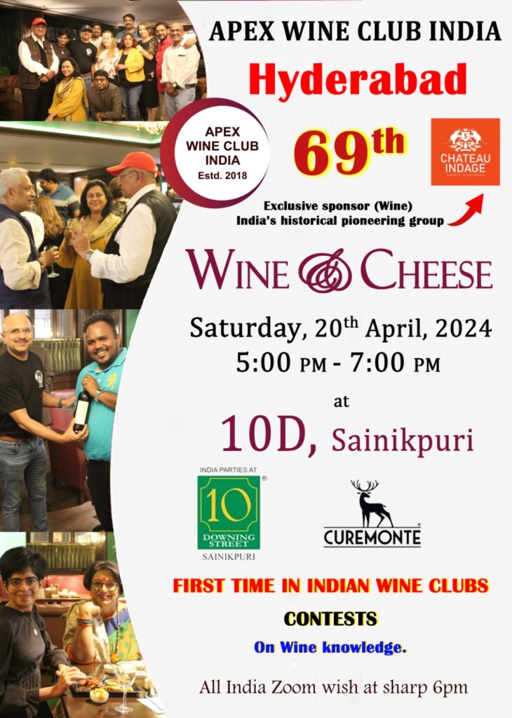Hyderabad 69th Wine & Cheese