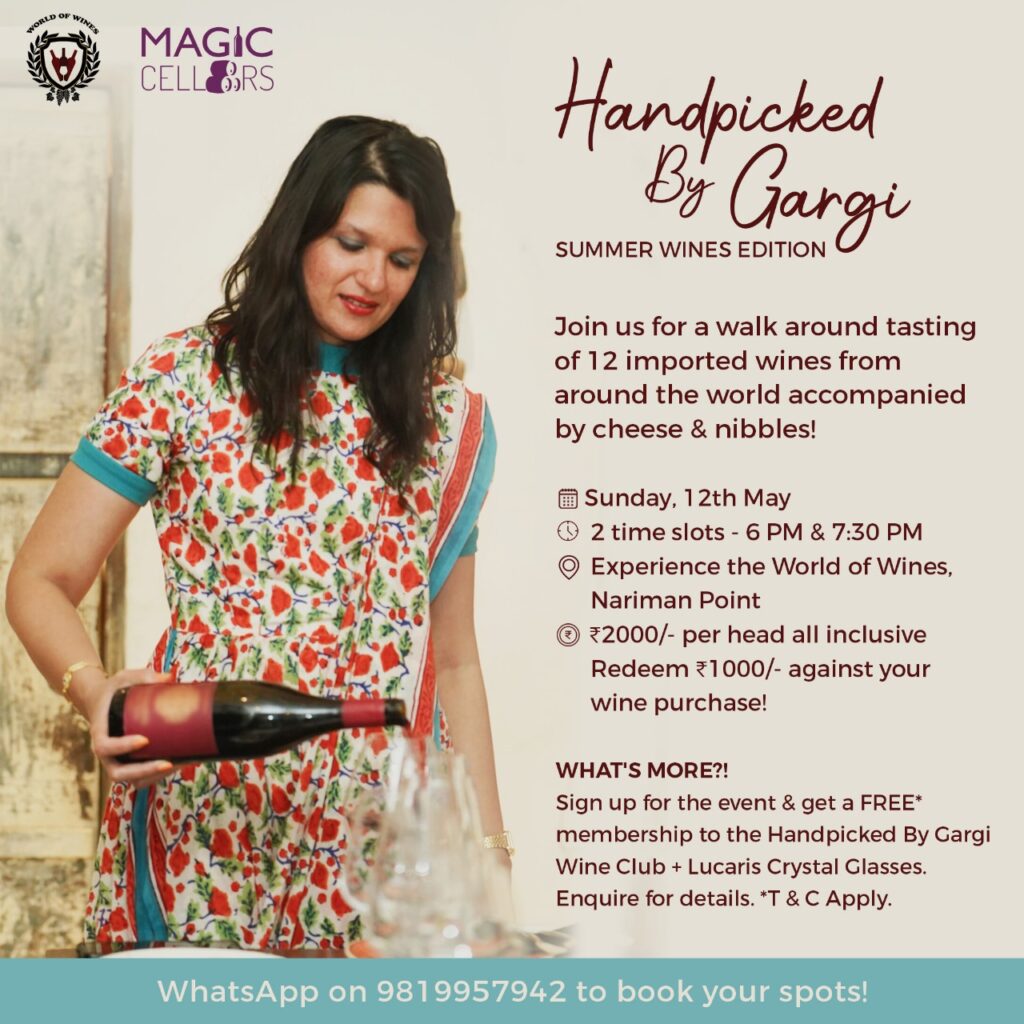Excited to announce the first all members Handpicked By Gargi Wine Club