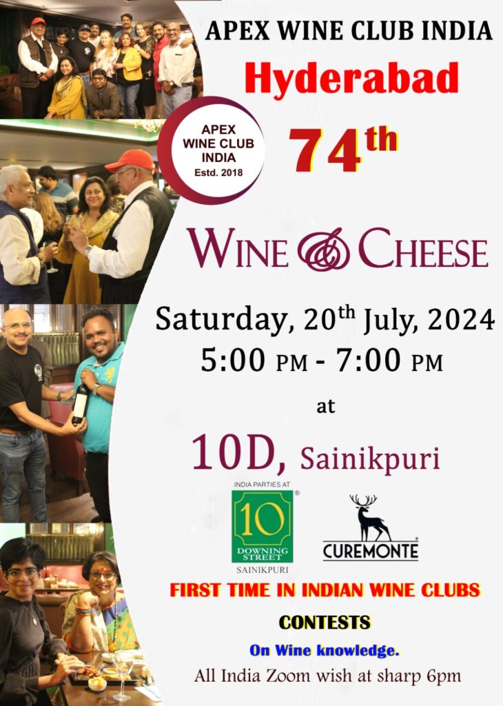 Hyderabad 74th Wine & Cheese